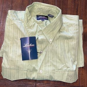 Lucchese men’s shirt. NEW with tag. GREEN.
